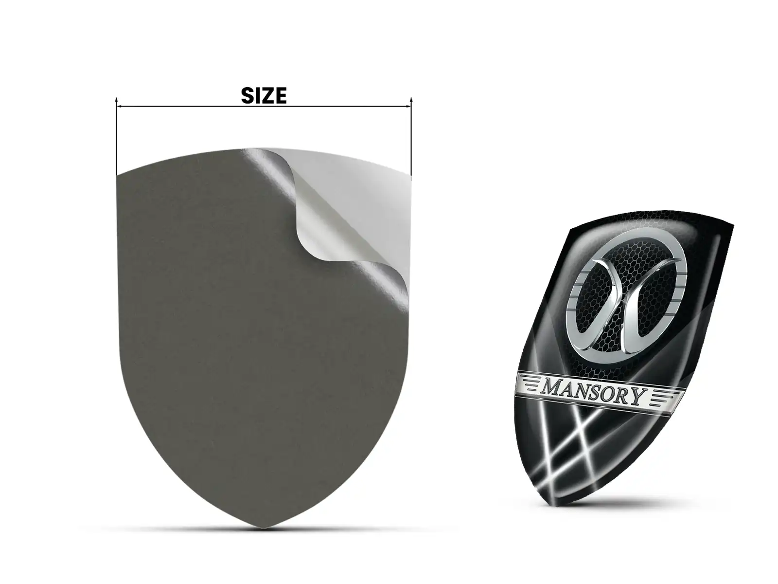 Mansory Emblemi Auto su Misura Stile Max Durevoli Pro